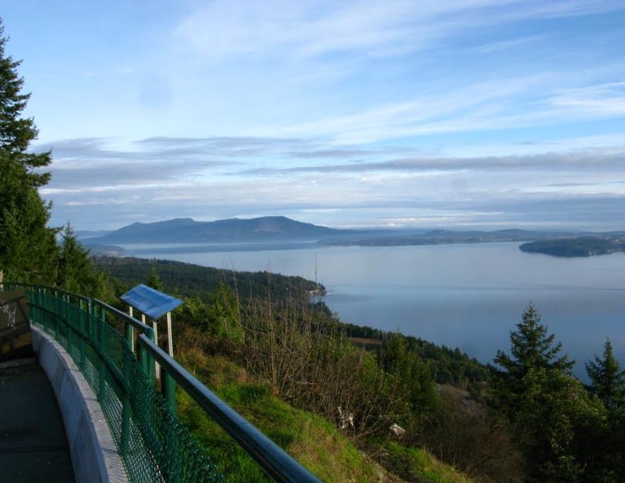 Malahat view point looking north.